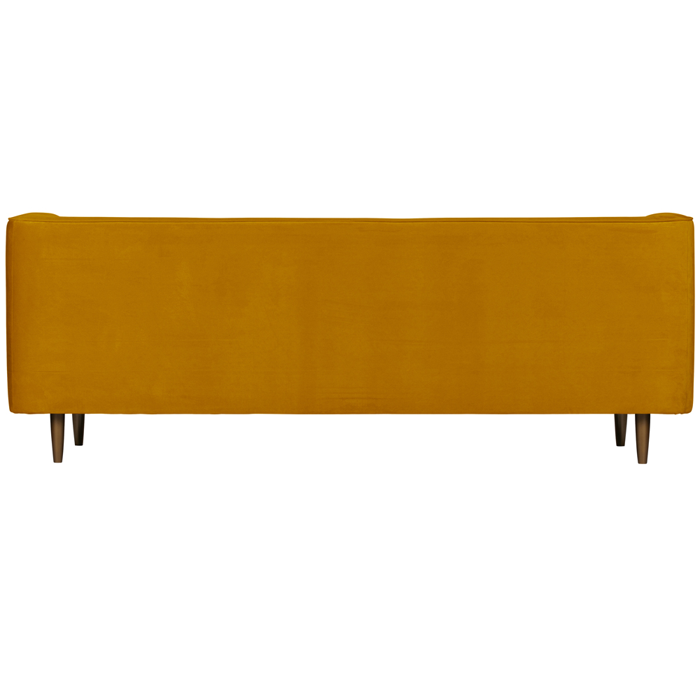 vtwonen 3 Sitzer Sofa Studio Samt ocker 220 cm Samtcouch Couch