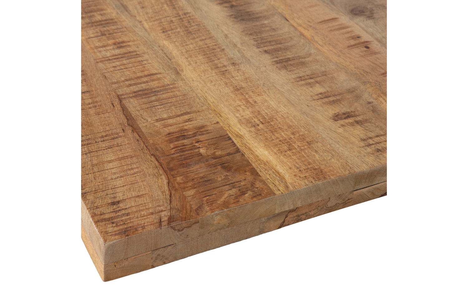 Tischplatte Tablo 180 x 90 cm Mango melange grob gesägt
