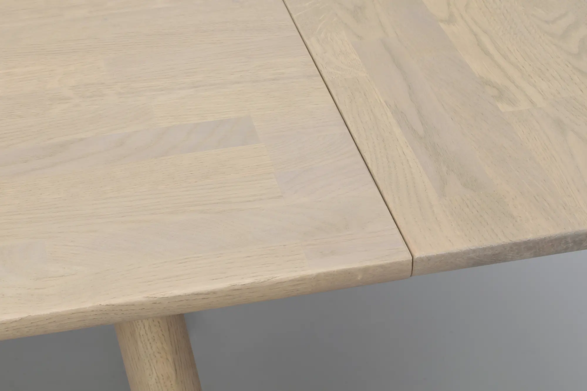 Ansteckplatte für Esstisch LAPPERON 220 x 95 Eiche auf 265 - 310 cm sandfarben