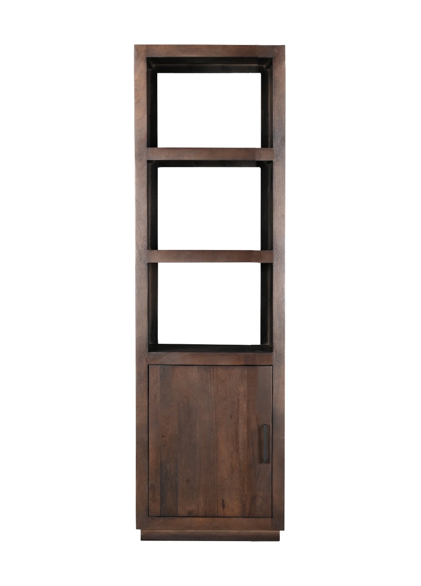 Schrank Regal Jaxx B 60 cm Mangoholz braun