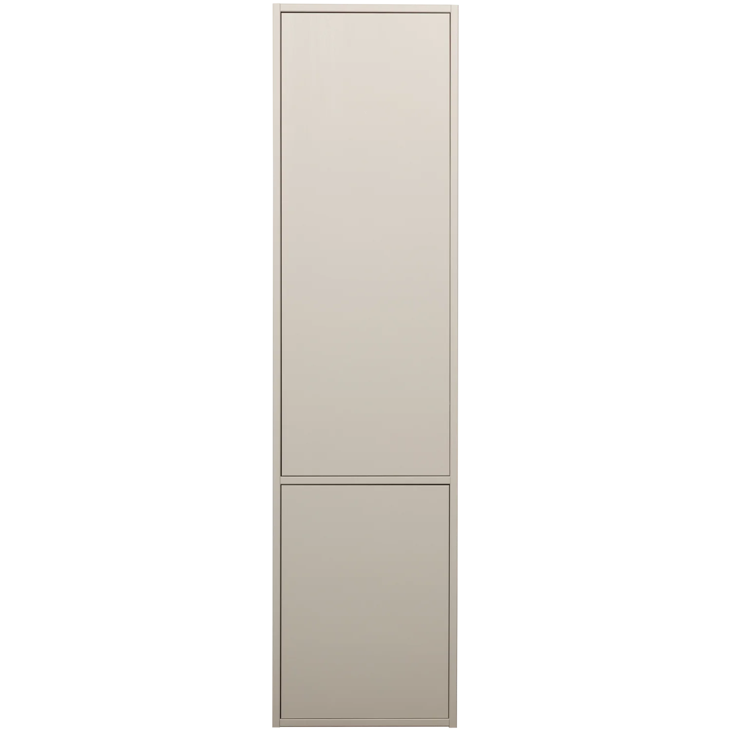 Schrank MEGGY schmal 55 cm Holzschrank Kiefer Massiv staubgrau
