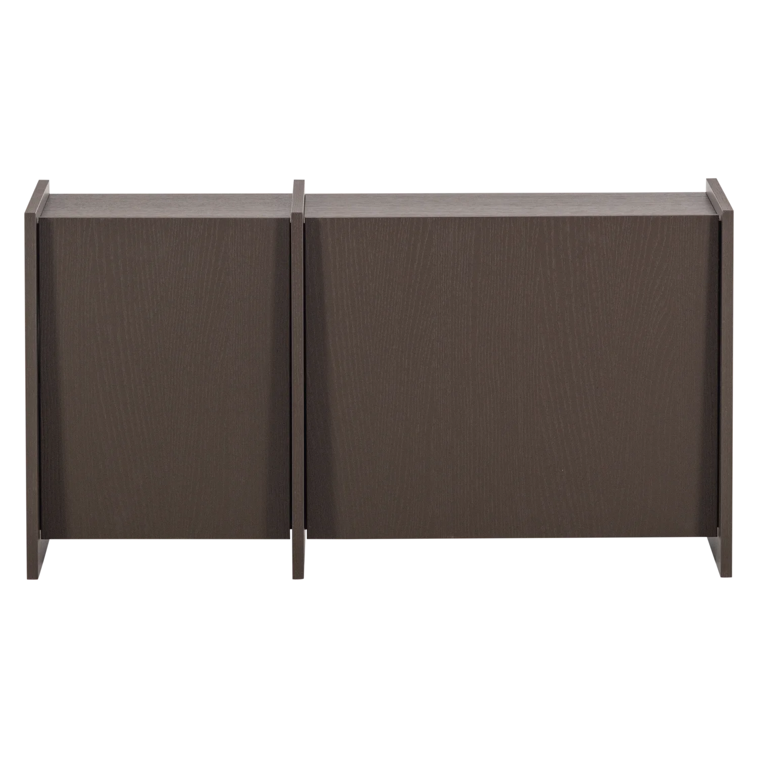 TV Möbel BROCK 102 cm Esche Furnier mittelbraun Kommode Lowboard