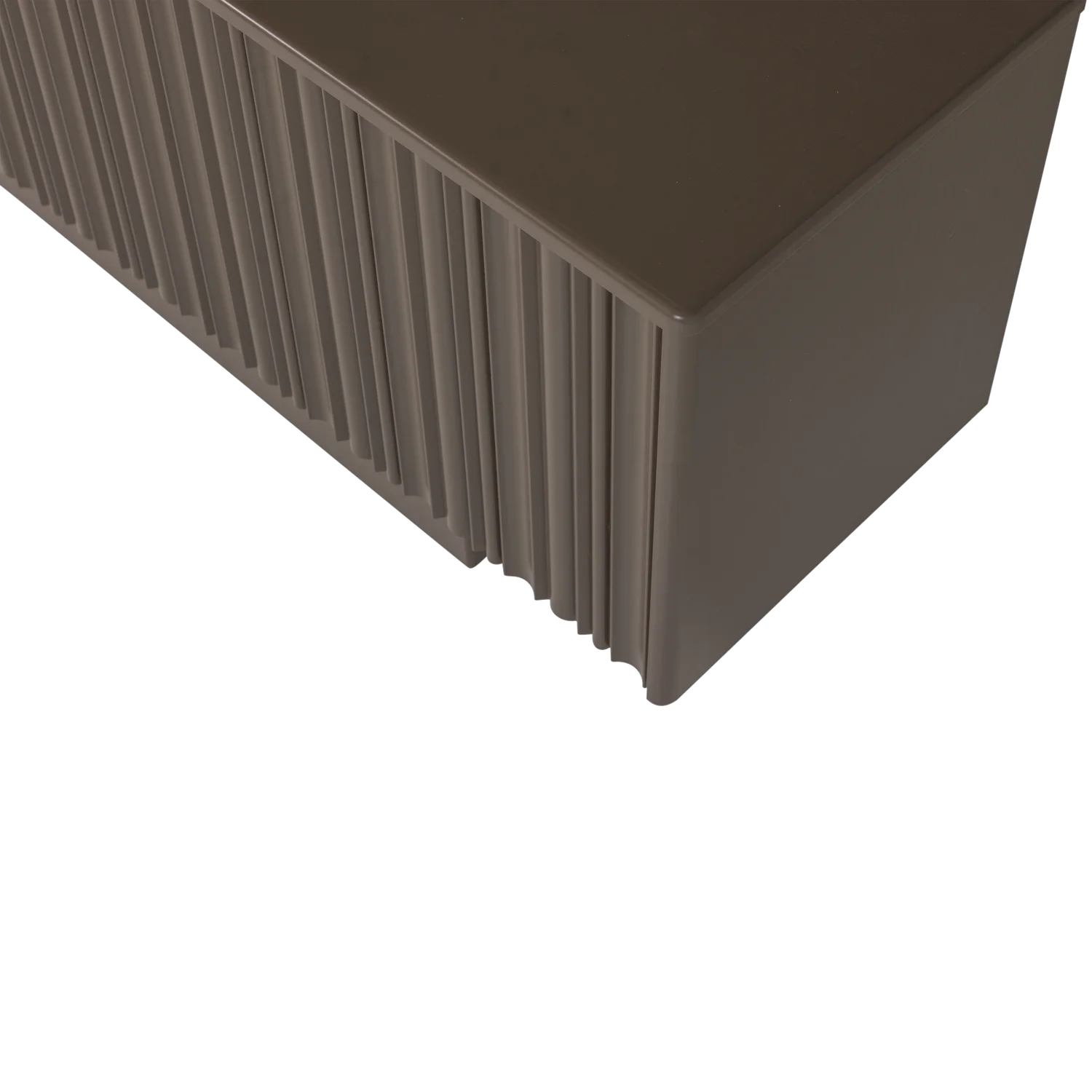 TV Möbel Lowboard NOVA 200 cm Kiefer Massivholz trüffelbraun