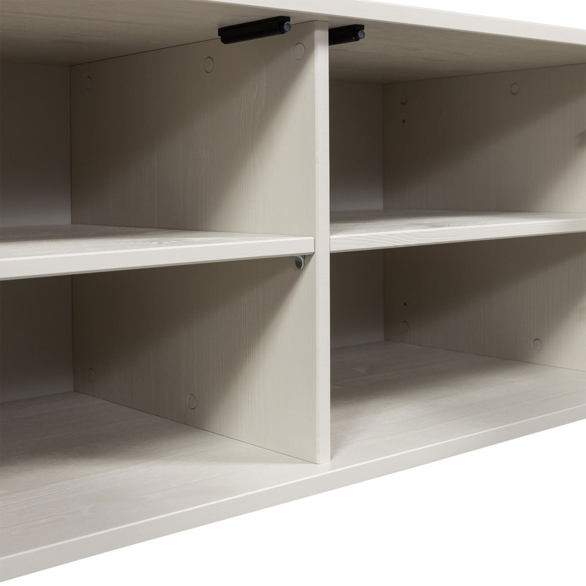TV Möbel Sideboard Kommode New Gravure 100 cm Kiefernholz staubgrau