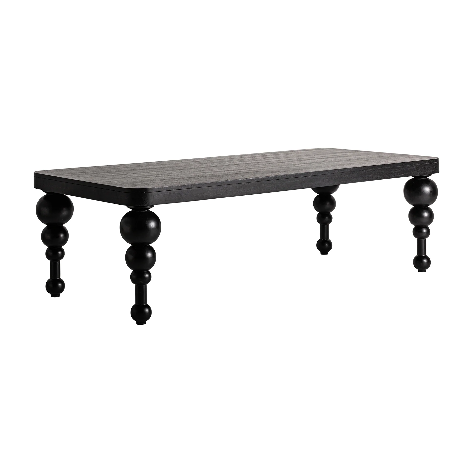 Esstisch ZENIVA 255 x 120 cm schwarz Mango Holz