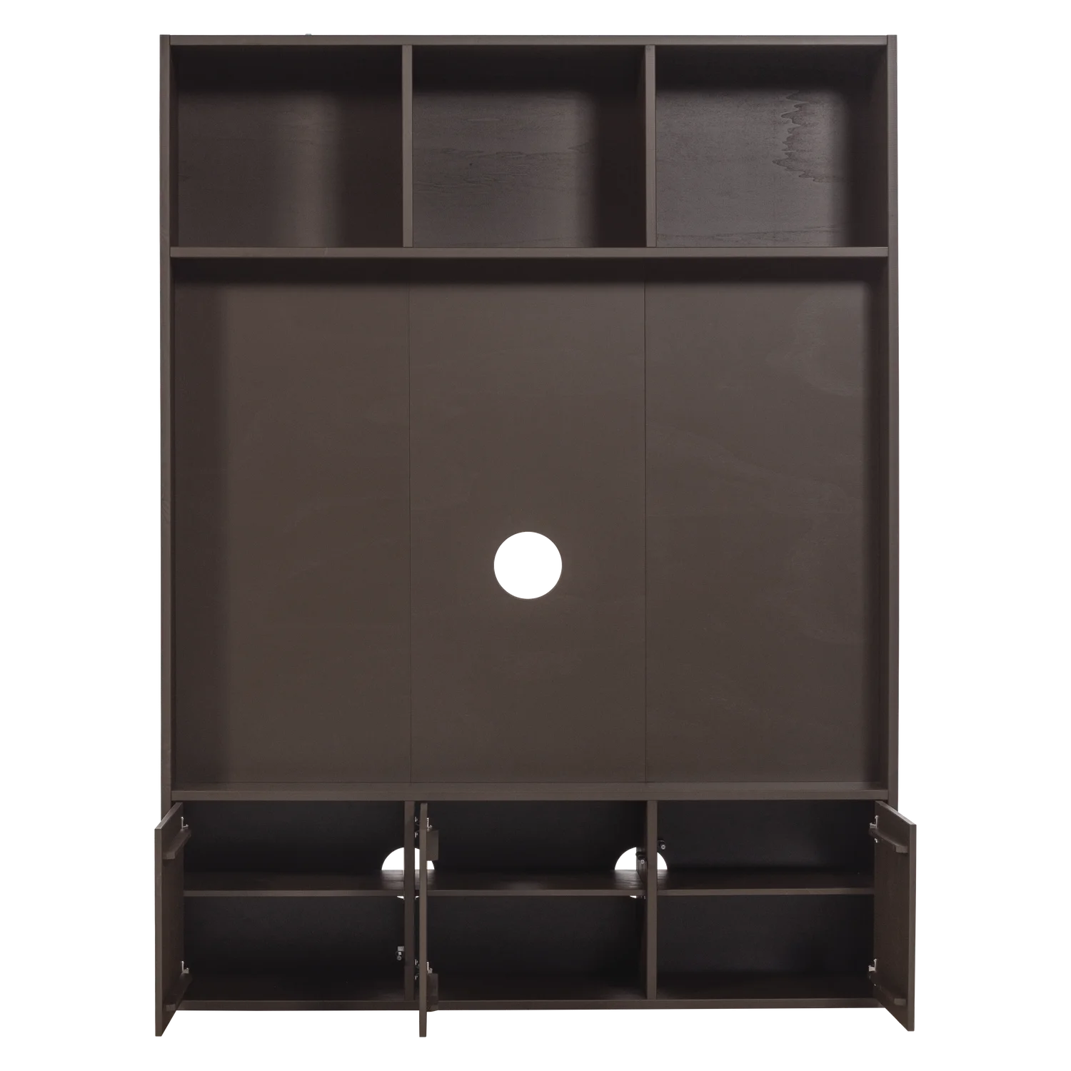 TV Element Schrank MEGGY TV Möbel 160 cm Holzschrank Kiefer Massiv mittelbraun