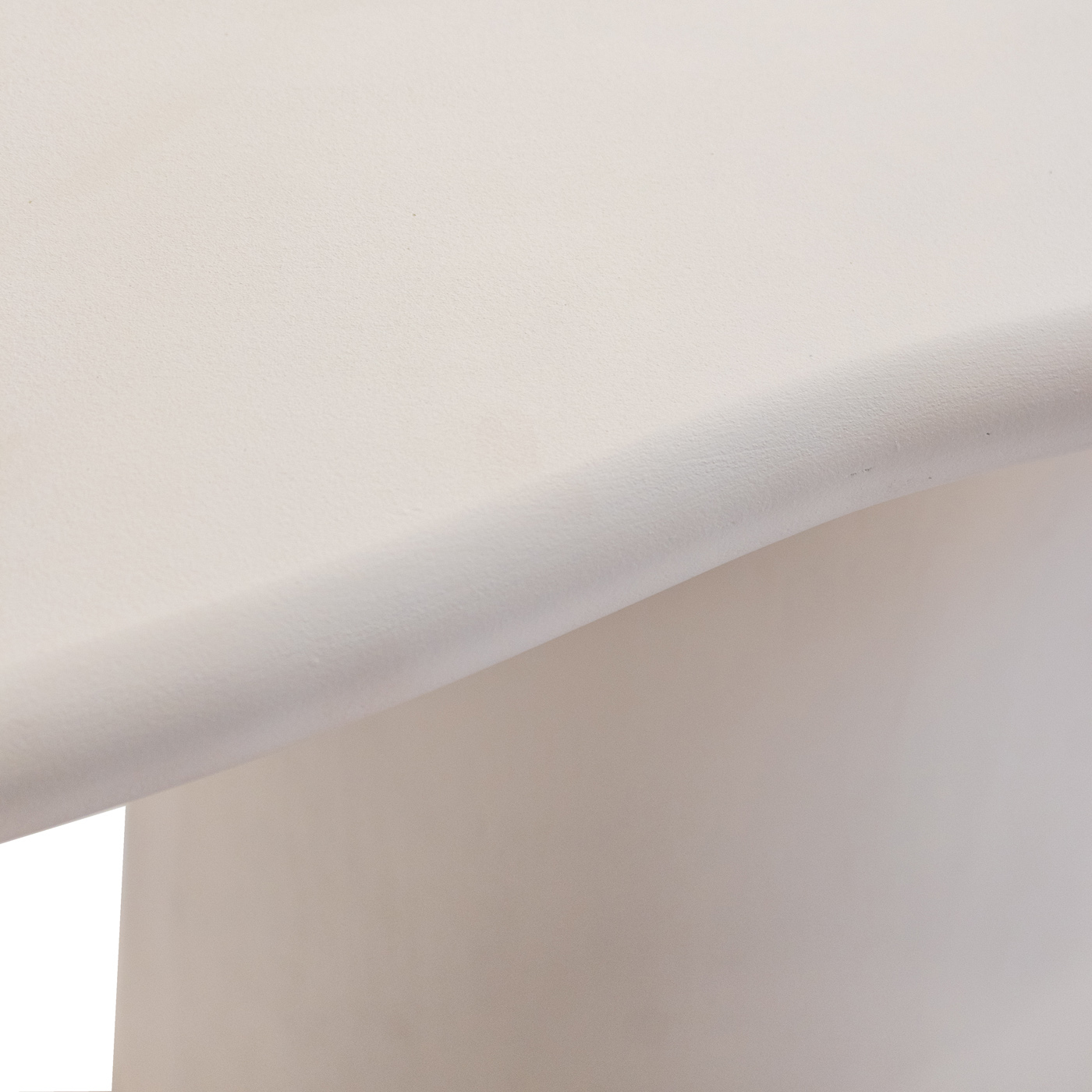 Esstisch NORA organisch oval 260 x 110 cm beige Beton Ciré