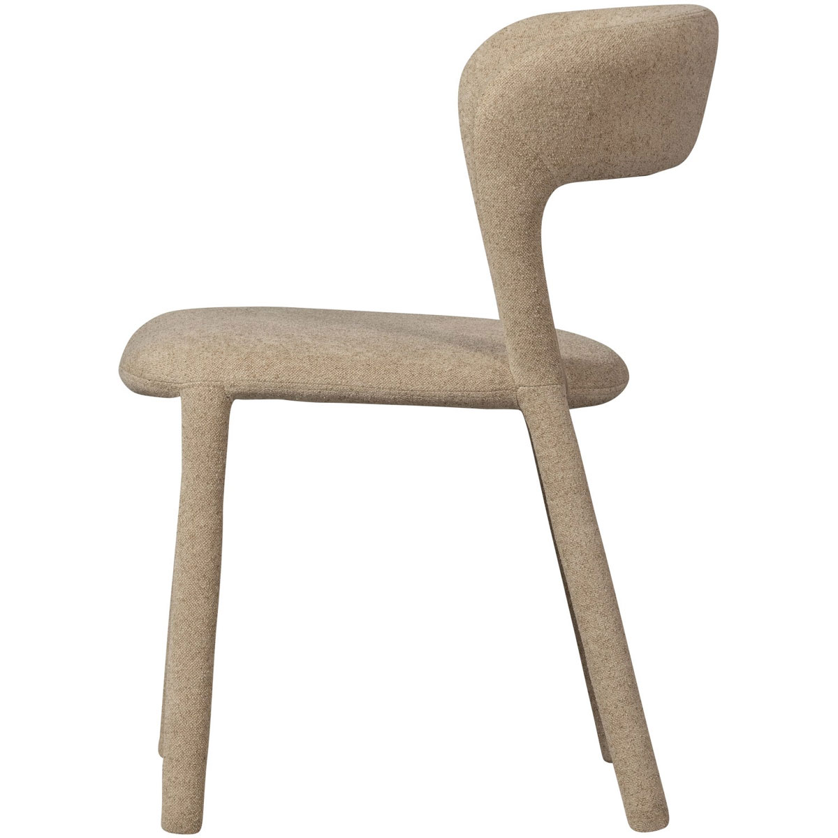 woood Esszimmerstuhl Stuhl NOBLE Webstoff sand