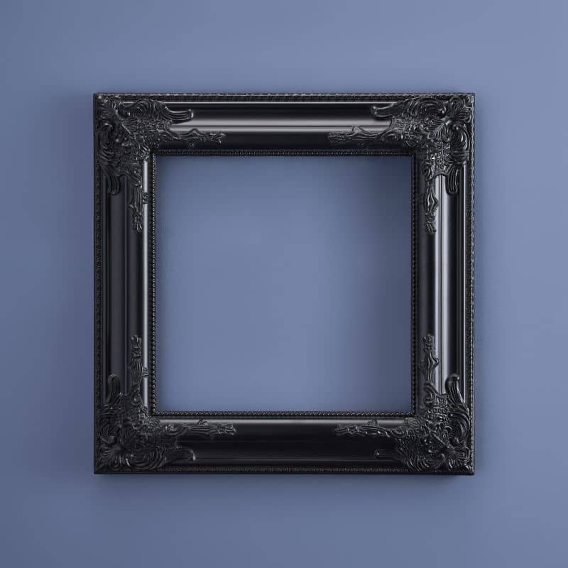 Bilderrahmen Royal Frame Rahmen Dekorahmen Holz schwarz