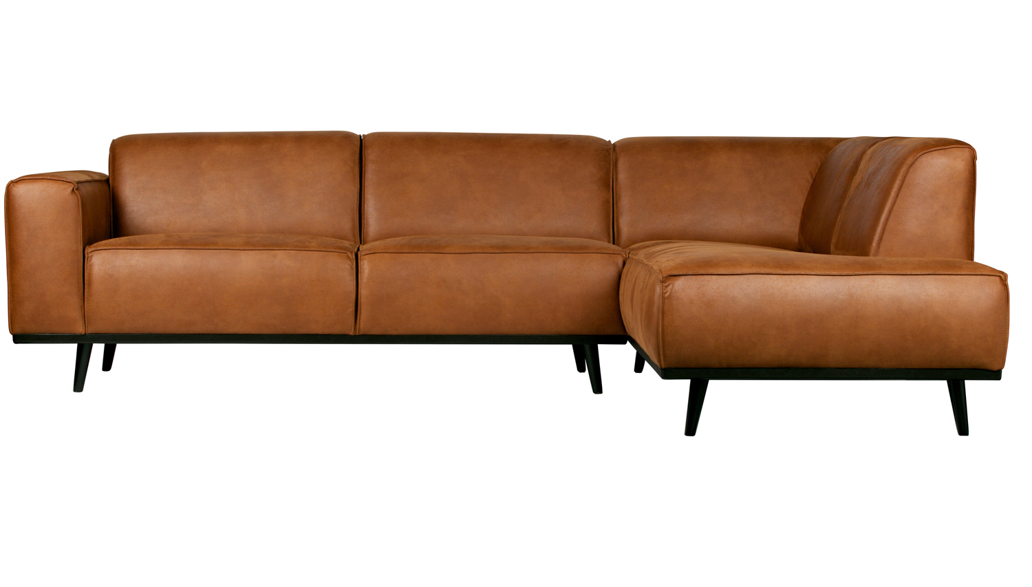 Ecksofa Statement recyceltes Eco Leder cognac