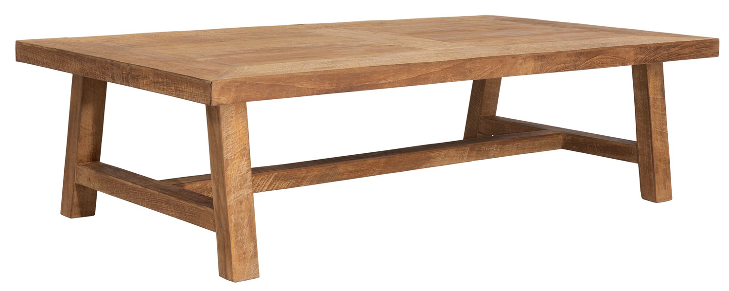 Classic Couchtisch Monastery 130 x 70 cm recyceltes Teakholz