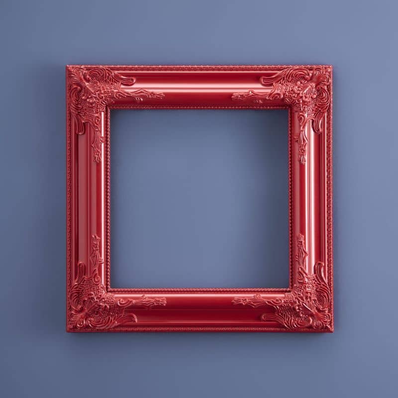 Bilderrahmen Royal Frame Rahmen Dekorahmen Holz rot