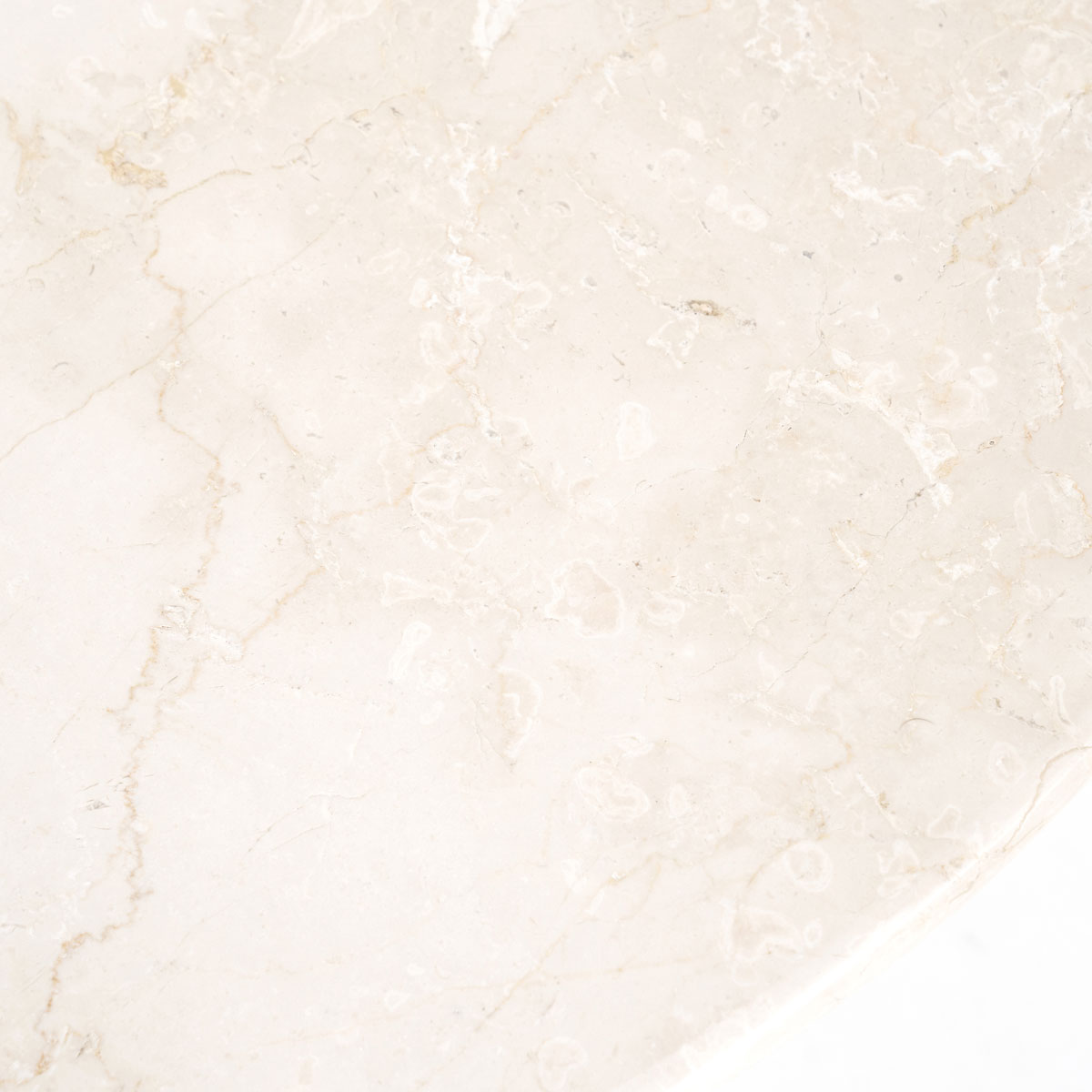 Couchtisch Sara rund Ø 78 cm Travertin Naturstein