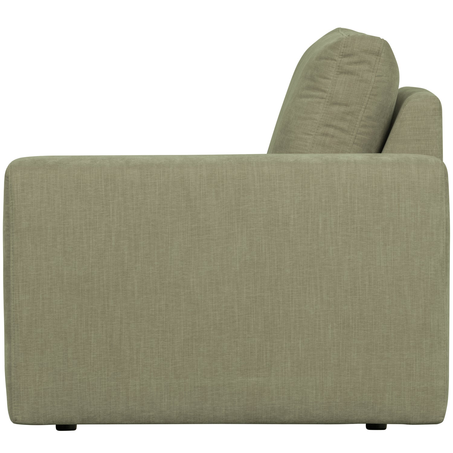 Sofaelement FAMILY mit Armlehne rechts Element Webstoff grün