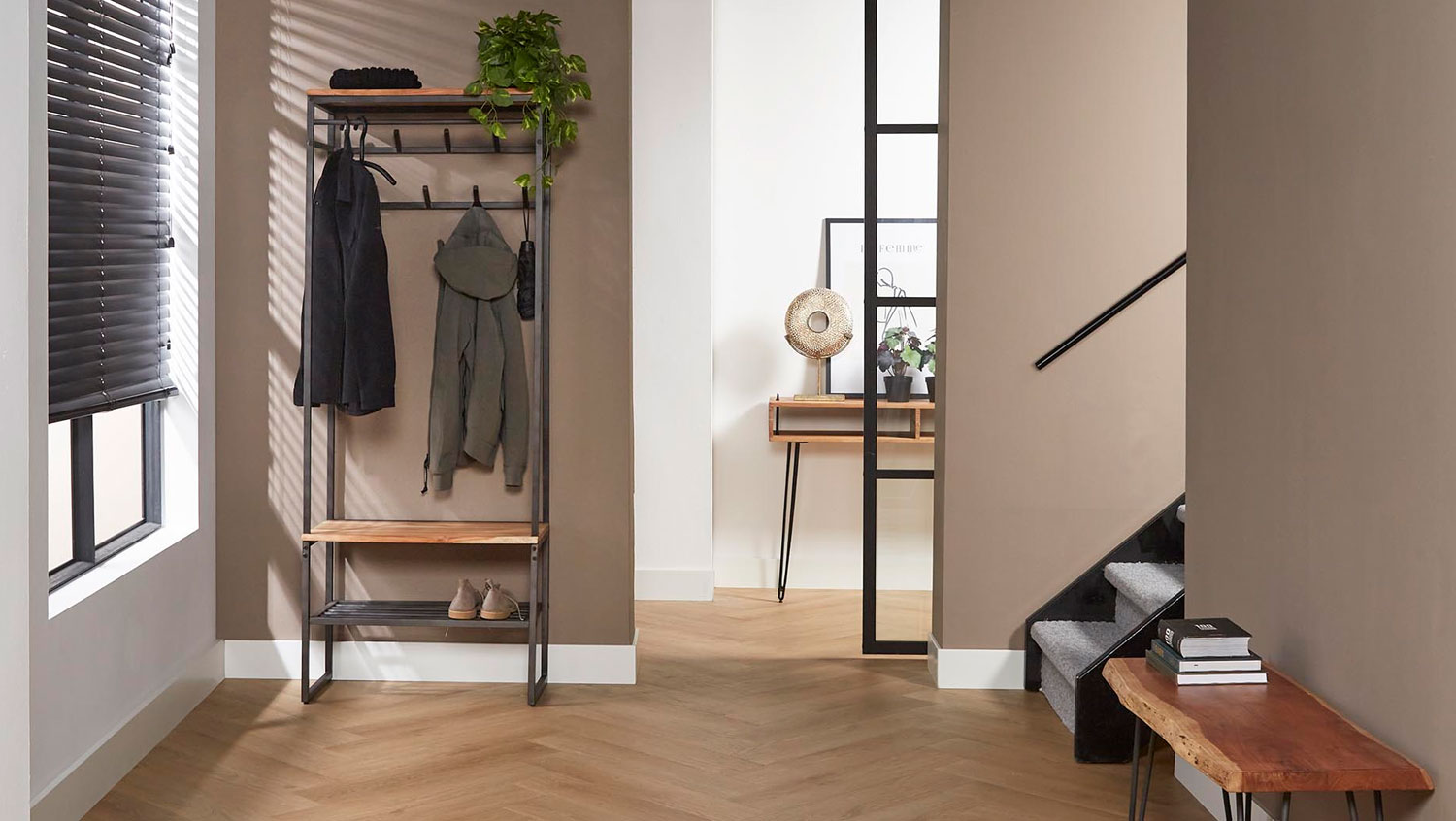 Garderobe Standgarderobe EDE B 70 cm Akazie