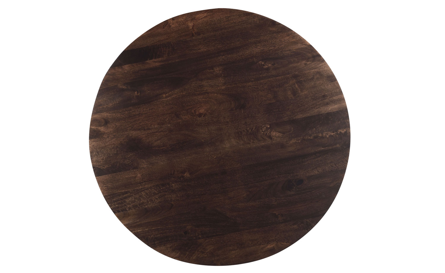 Esstisch Salvator rund Ø 130 cm Wallnuss Mango