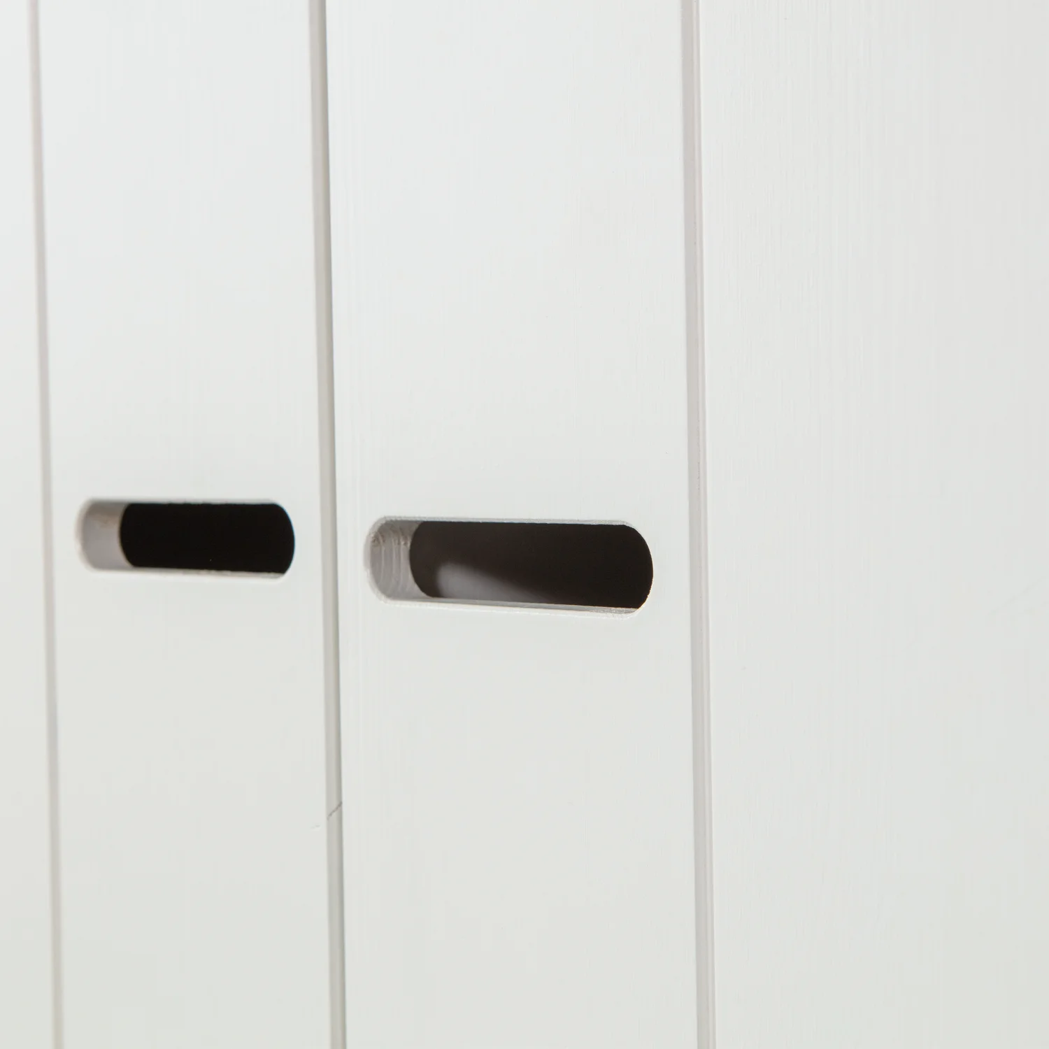 Kleiderschrank Schrank CONNECT 2-türig 77 cm Kiefer Massivholz weiß
