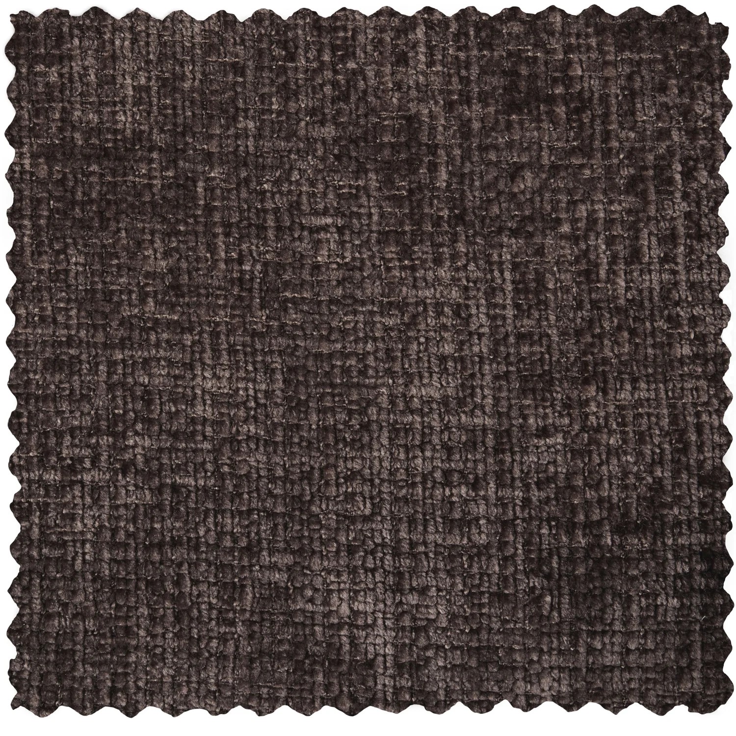 Wohnlandschaft Ecksofa links weicher Chenille Stoff braun