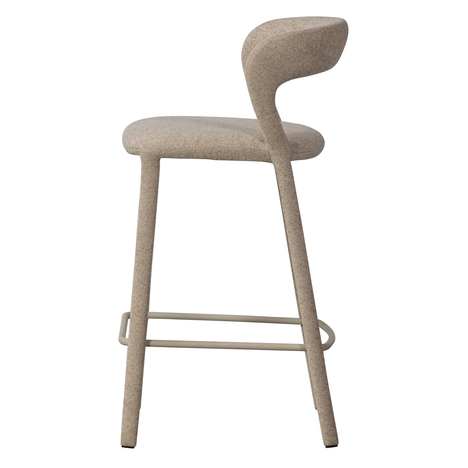 Barhocker NOBLE SH 71 cm Webstoff sandfarben