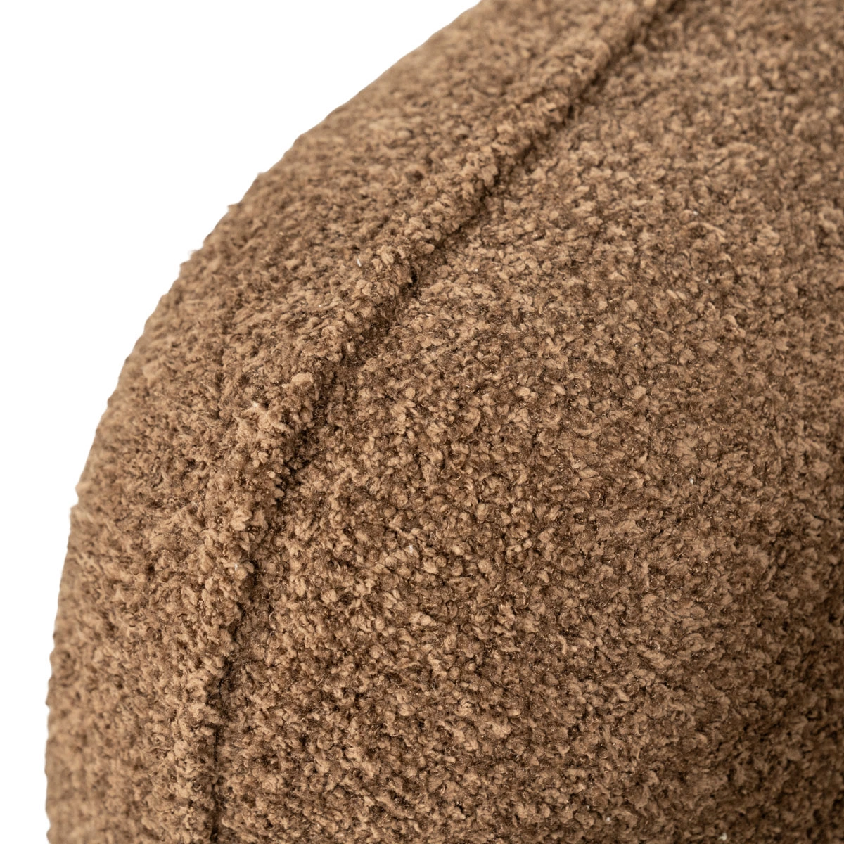 BY-BOO Sofa Cubetto braun 220 cm Stoffbezug