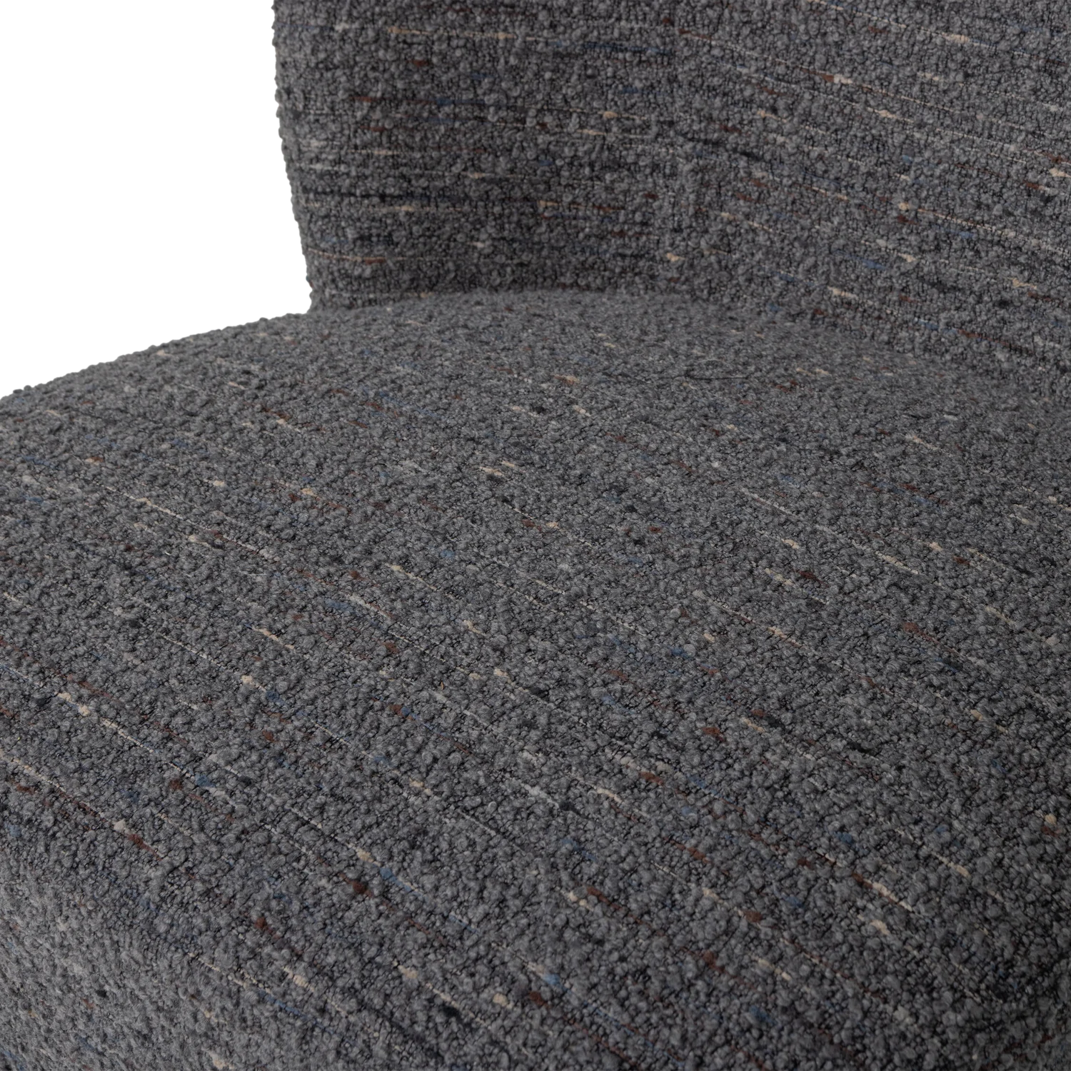 Drehsessel ATTY drehbar Melange grau Sessel