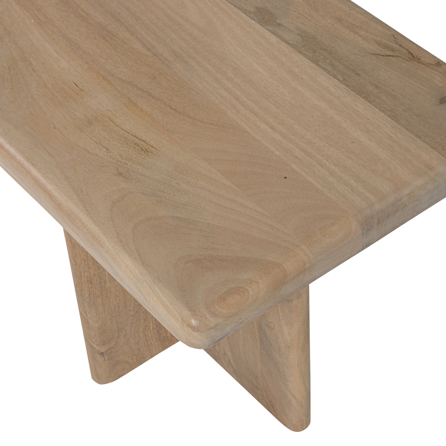 Esstischbank ATO 220 cm Mangoholz mit Maserung natur