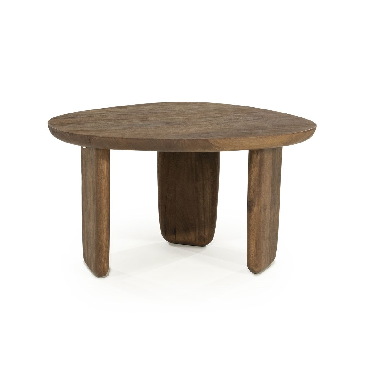 Couchtisch Maud klein 65 x 56,5 cm Mangoholz Sofatisch Beistelltisch