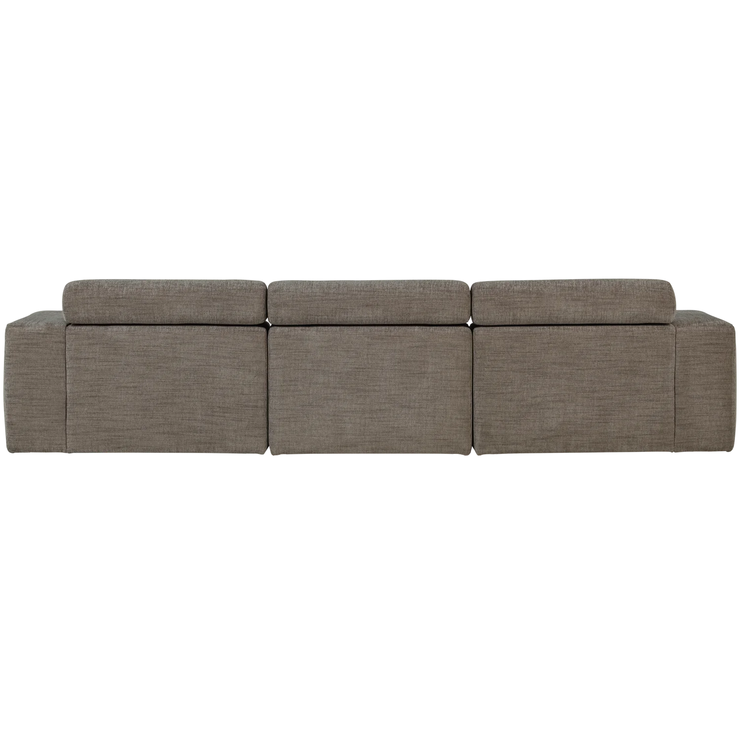 Ecksofa Sofa NOVI Bezug Melange grau Chaiselongue links