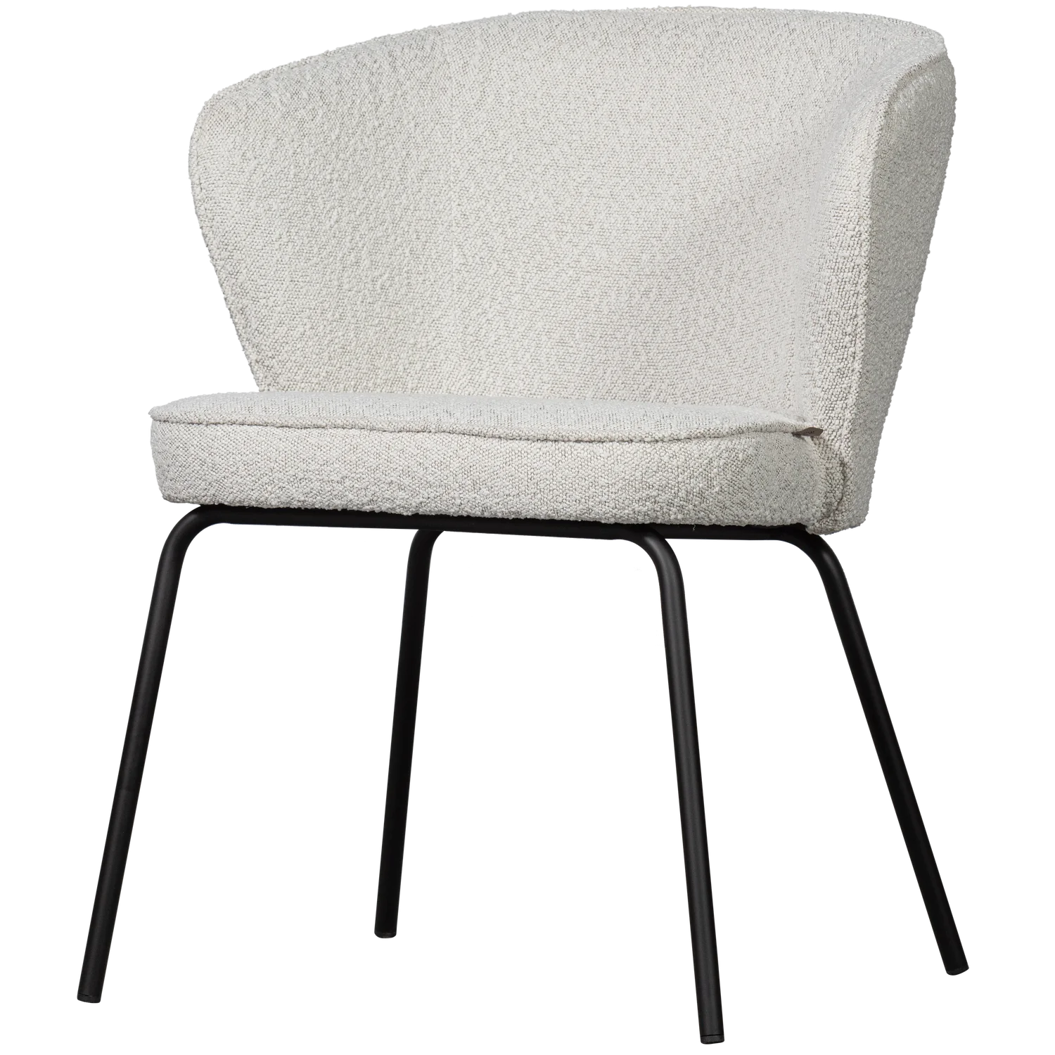 2er Set Esstischstuhl Admit Bouclé natur Stuhl