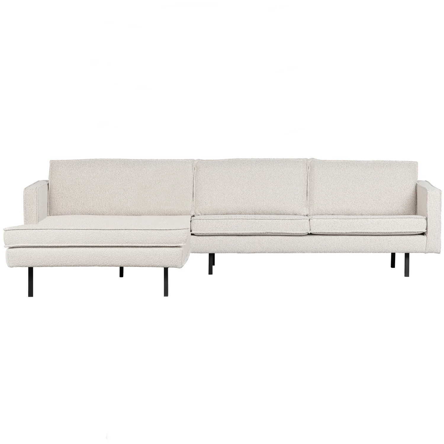 Ecksofa Rodeo Bouclé natur Recamiere Links