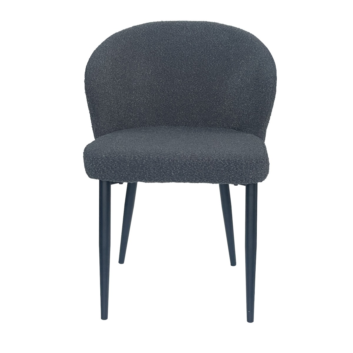 Esszimmerstuhl Laura Stuhl Stoff Boucle anthrazit