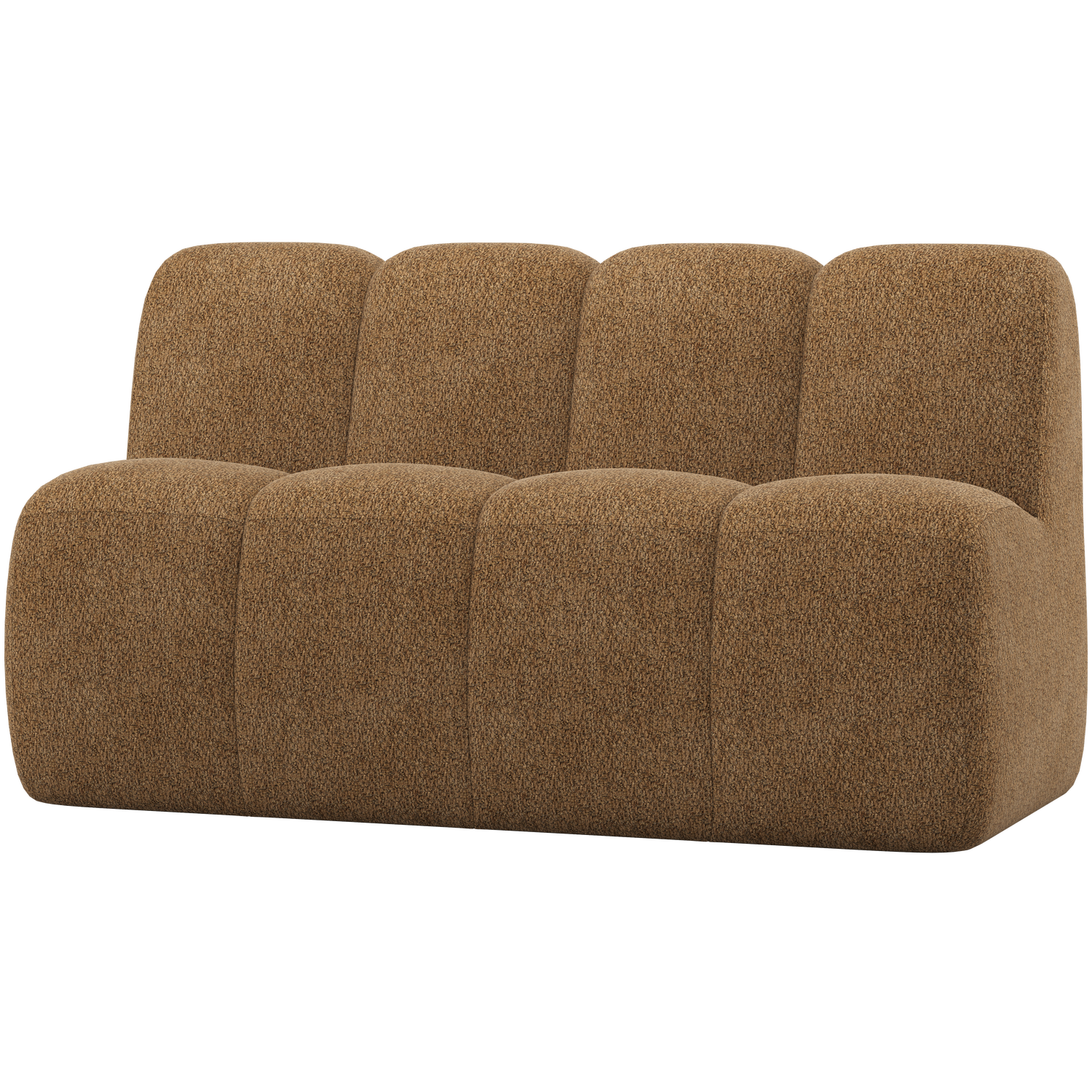 Esszimmerbank Eckbank MOJO 164 cm Element Chenille honiggelb