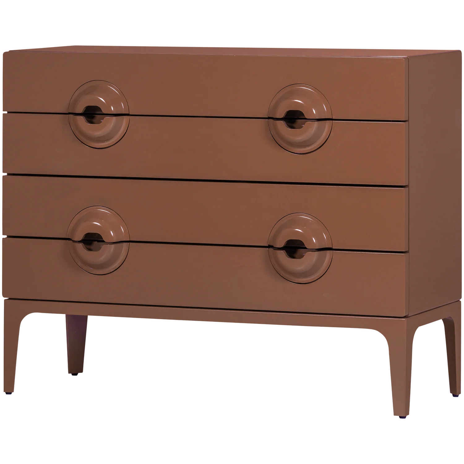 Sideboard MERGE B 110 cm Schubladenschrank Eukalyptusholz altrosa