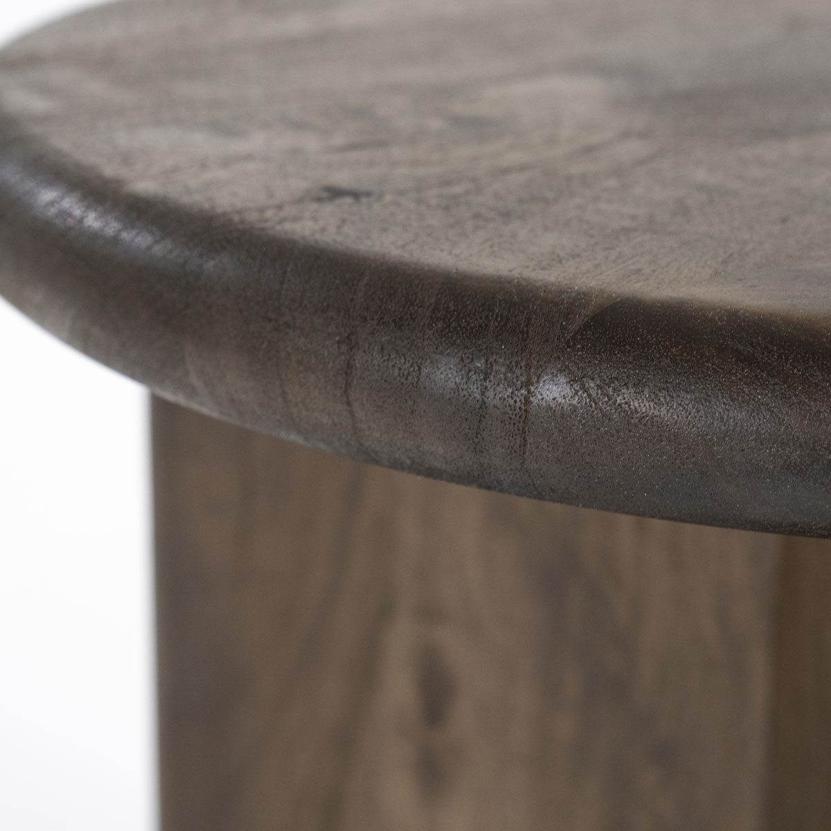 Couchtisch Leoti rund Ø 80 cm Akazie Holz braun