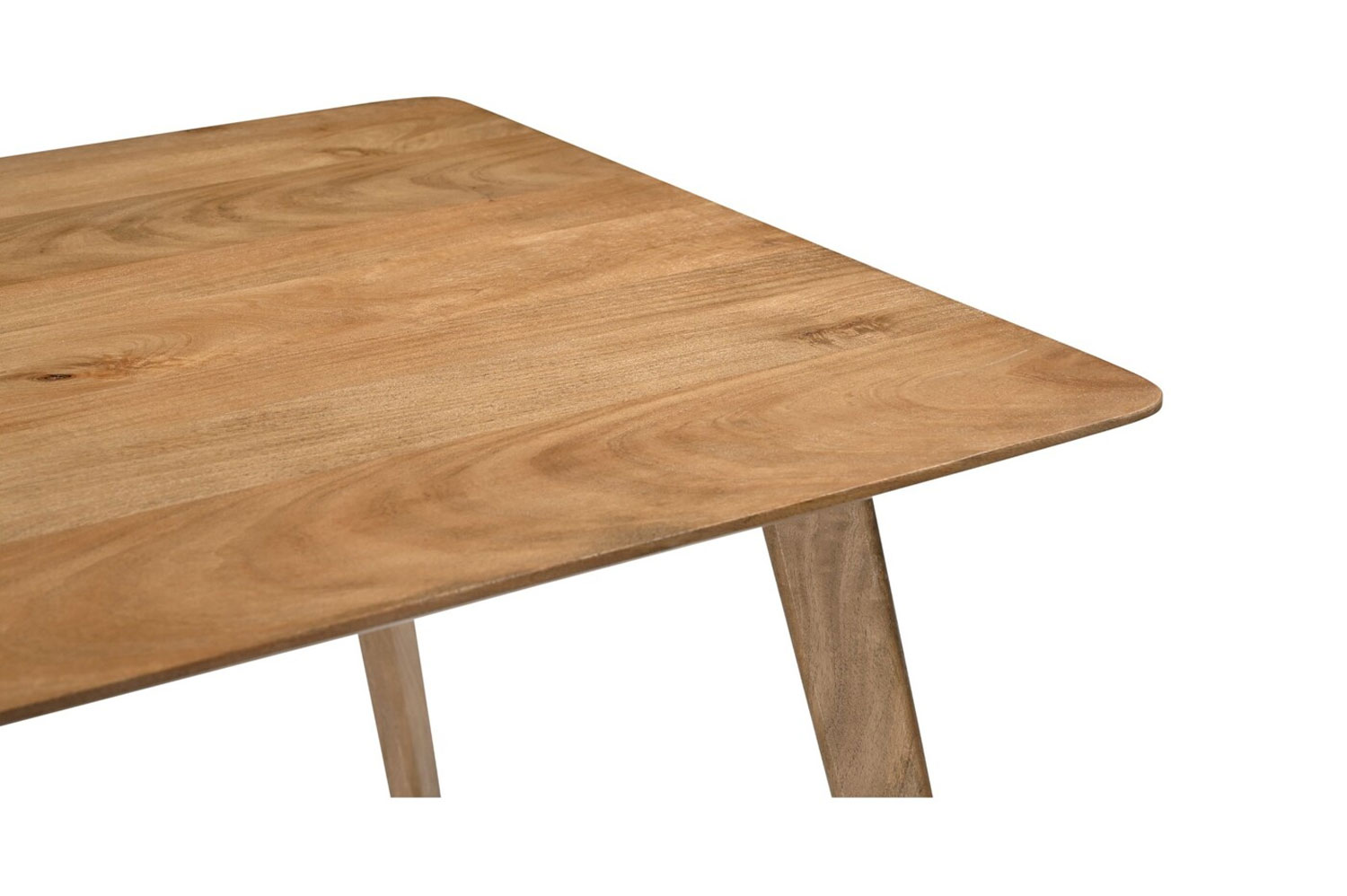 Esstisch SWEDE 160 x 90 cm Mangoholz hellbraun
