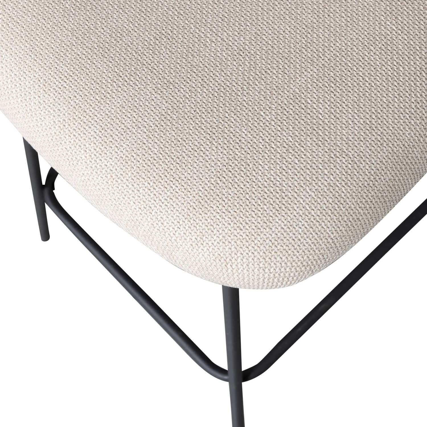 2er Set Barhocker KJELD SH 66 cm Webstoff natur