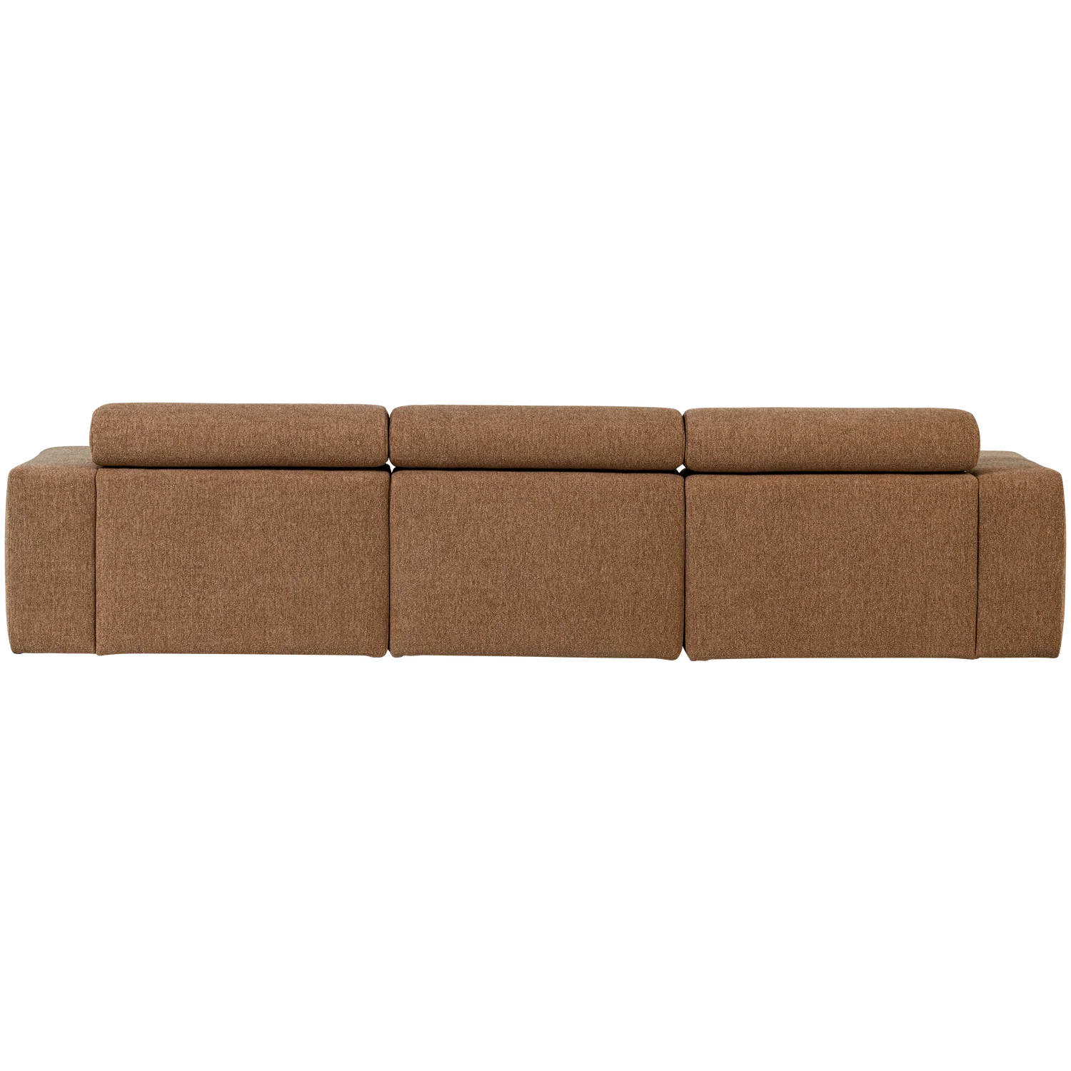 Ecksofa Sofa NOVI Bezug Bouclé karamell Chaiselongue links