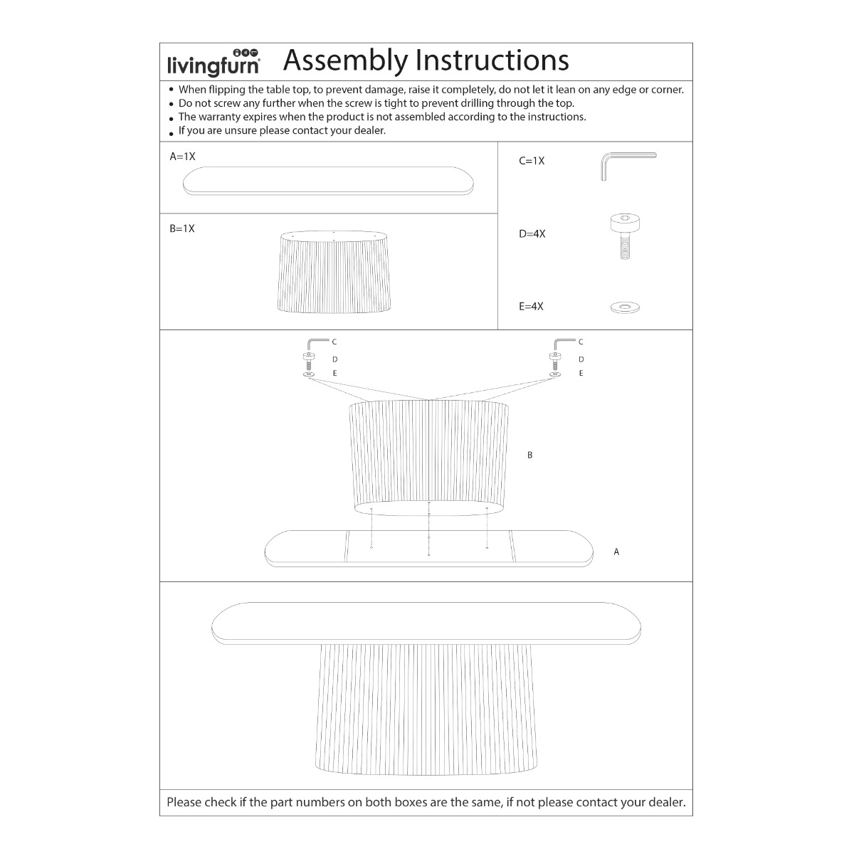 Esstisch Patrice 230 x 110 cm Mangoholz cremeweiß Esszimmertisch