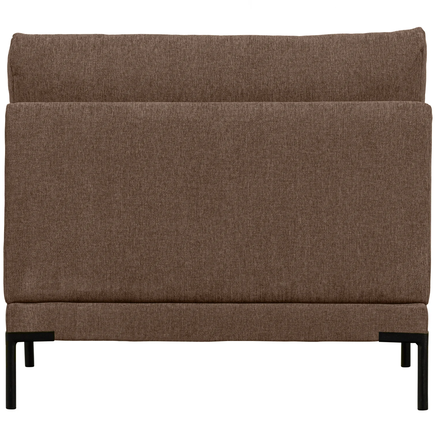 Loveseat Sessel Couple Element Webstoff Melange schokoladenbraun