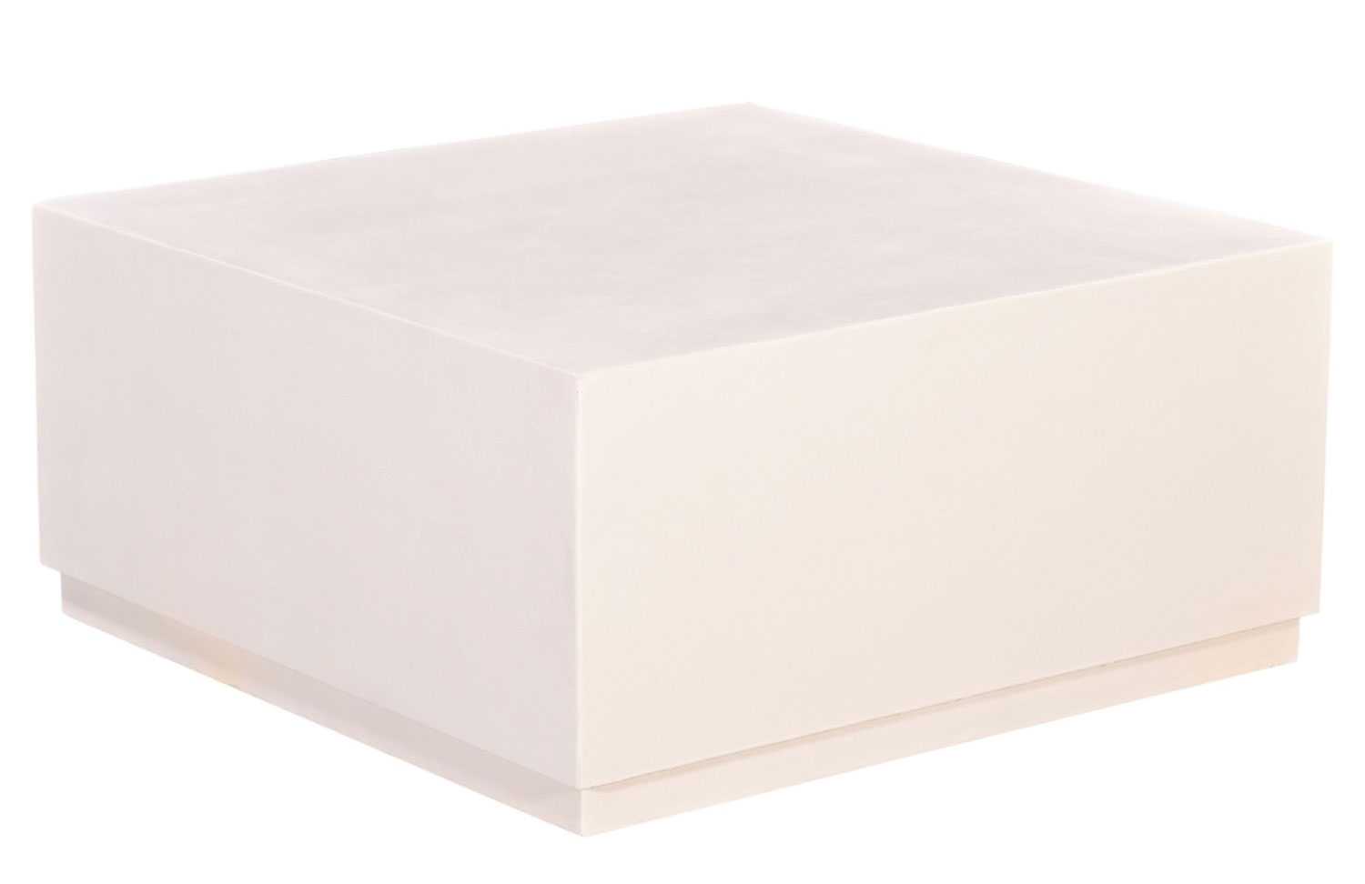 Couchtisch BASIL 90 x 90 cm weiß Beistelltisch