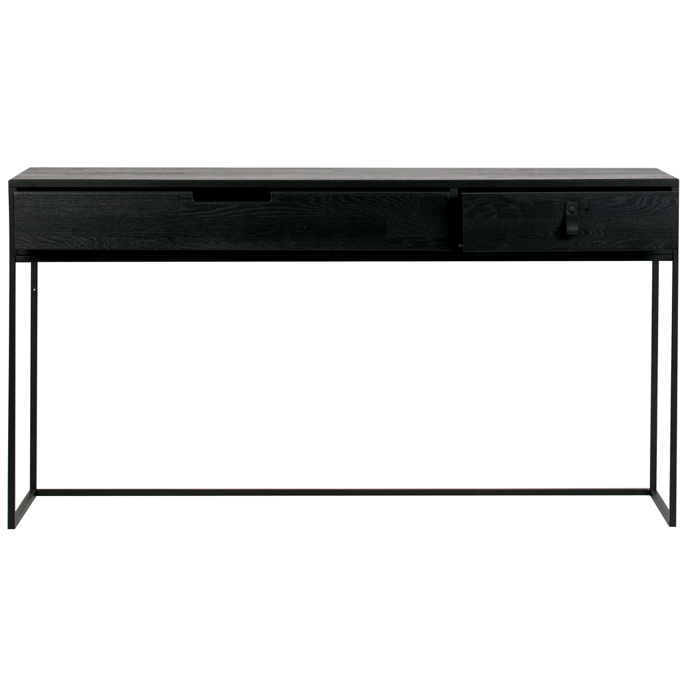 woood Konsolentisch Silas 140 cm Beistelltisch schwarz