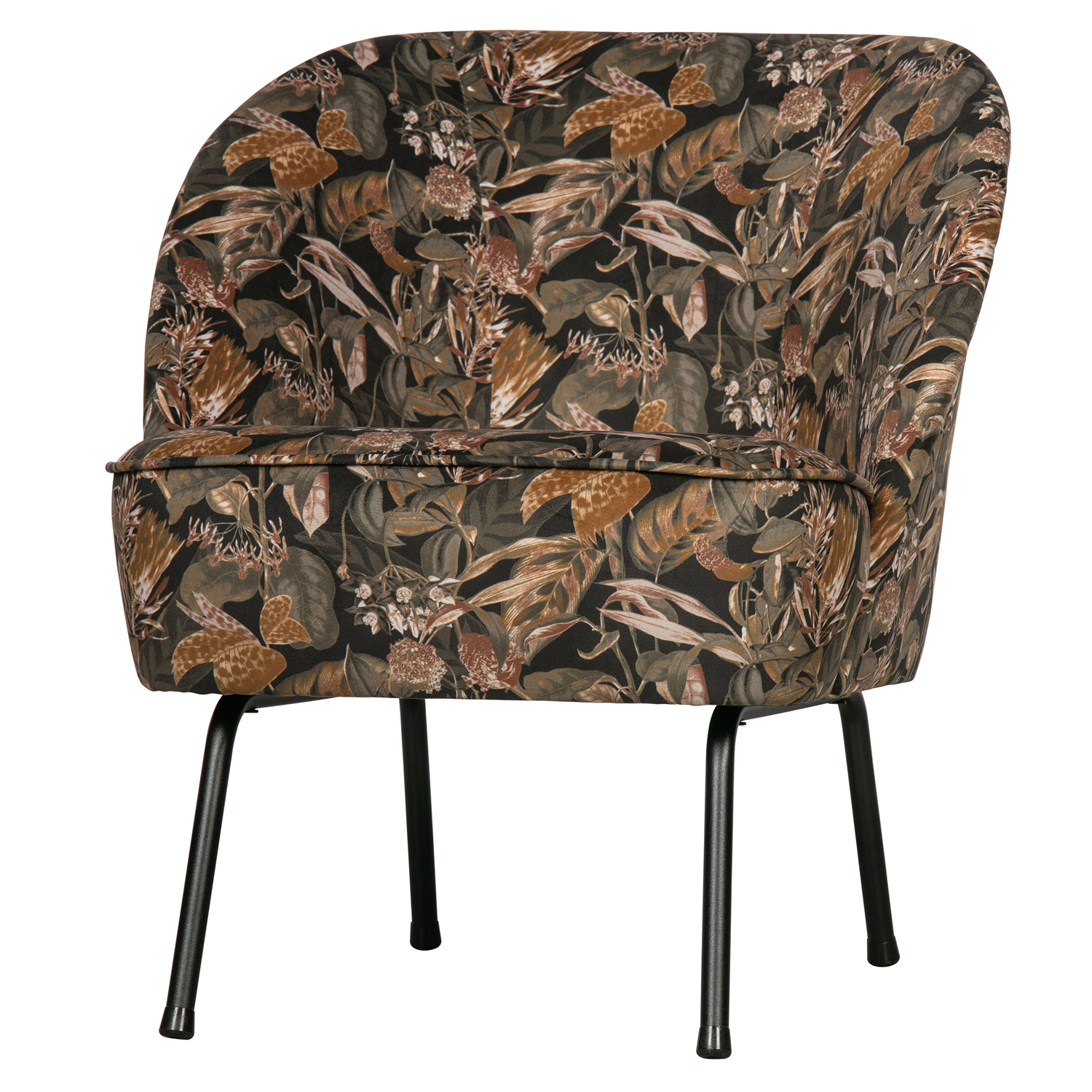 Sessel VOGUE Samt bouquet Blumendruck