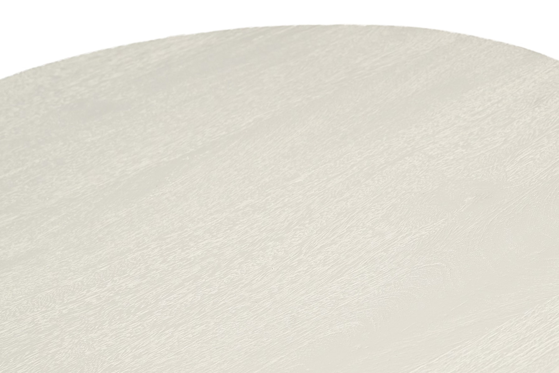 Couchtisch Patrice oval 120 x 70 cm Mangoholz cremeweiß Sofatisch