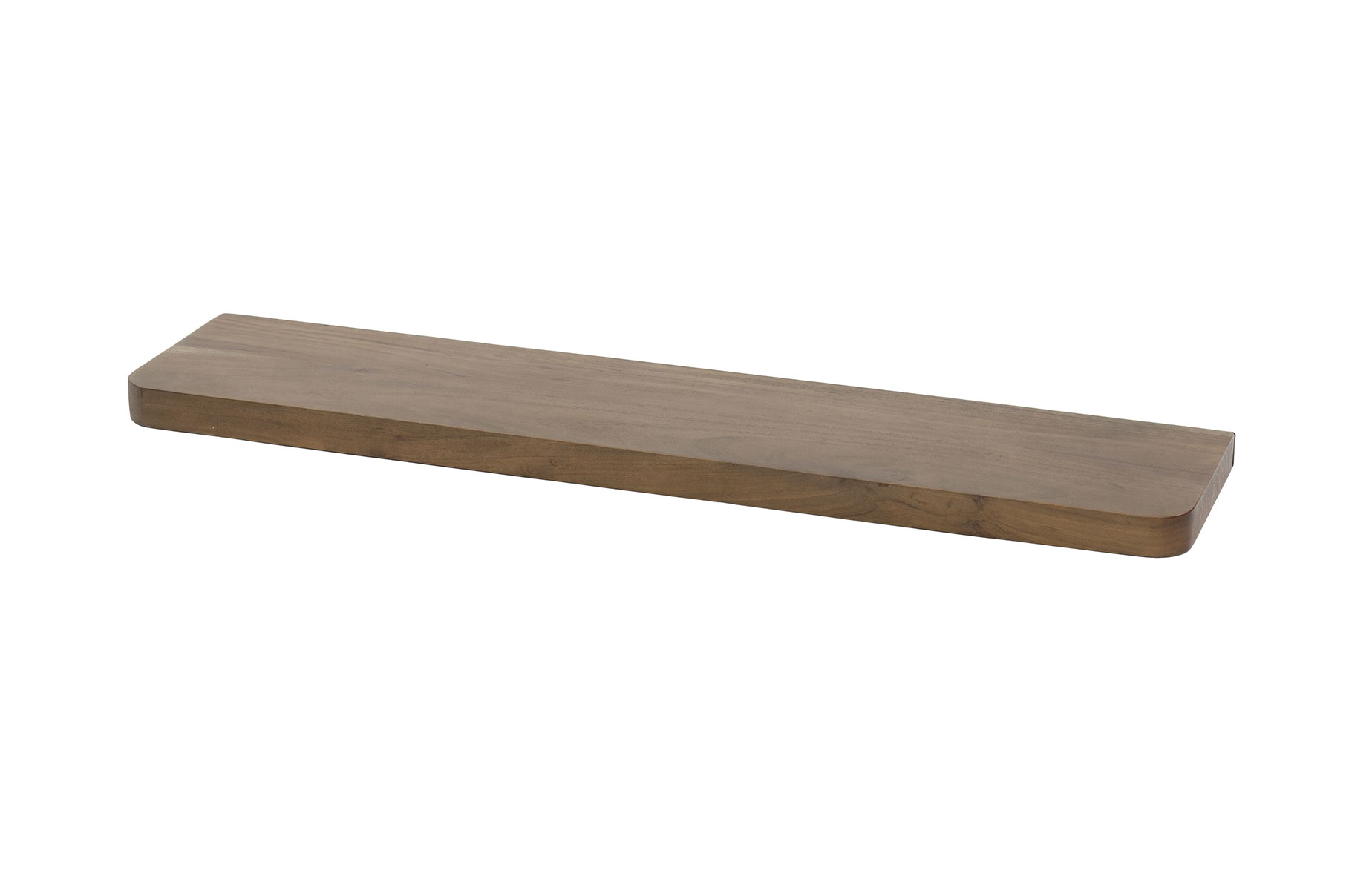 Wandregal Soul 90 cm Akazie Massivholz braun Regal