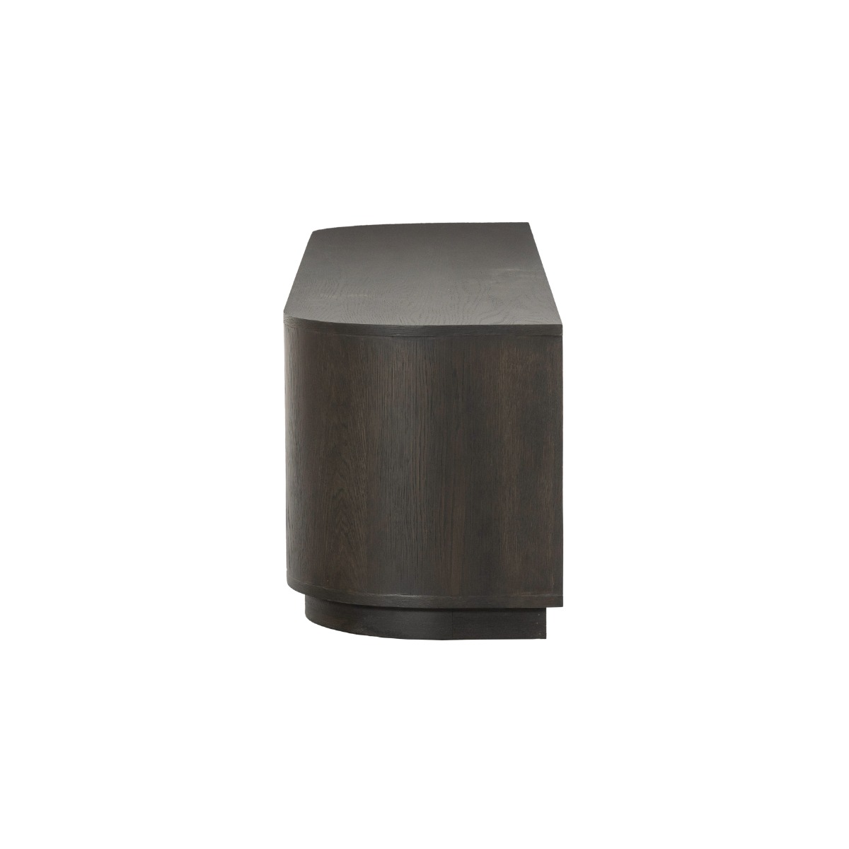TV Möbel Lowboard Novero 140 cm Eichenholzfurnier Espresso braun
