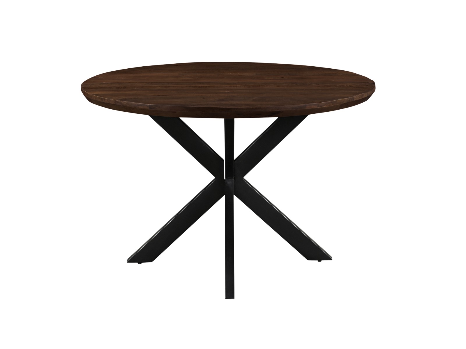 Esstisch Jesper rund Ø 120 cm Mangoholz dunkelbraun