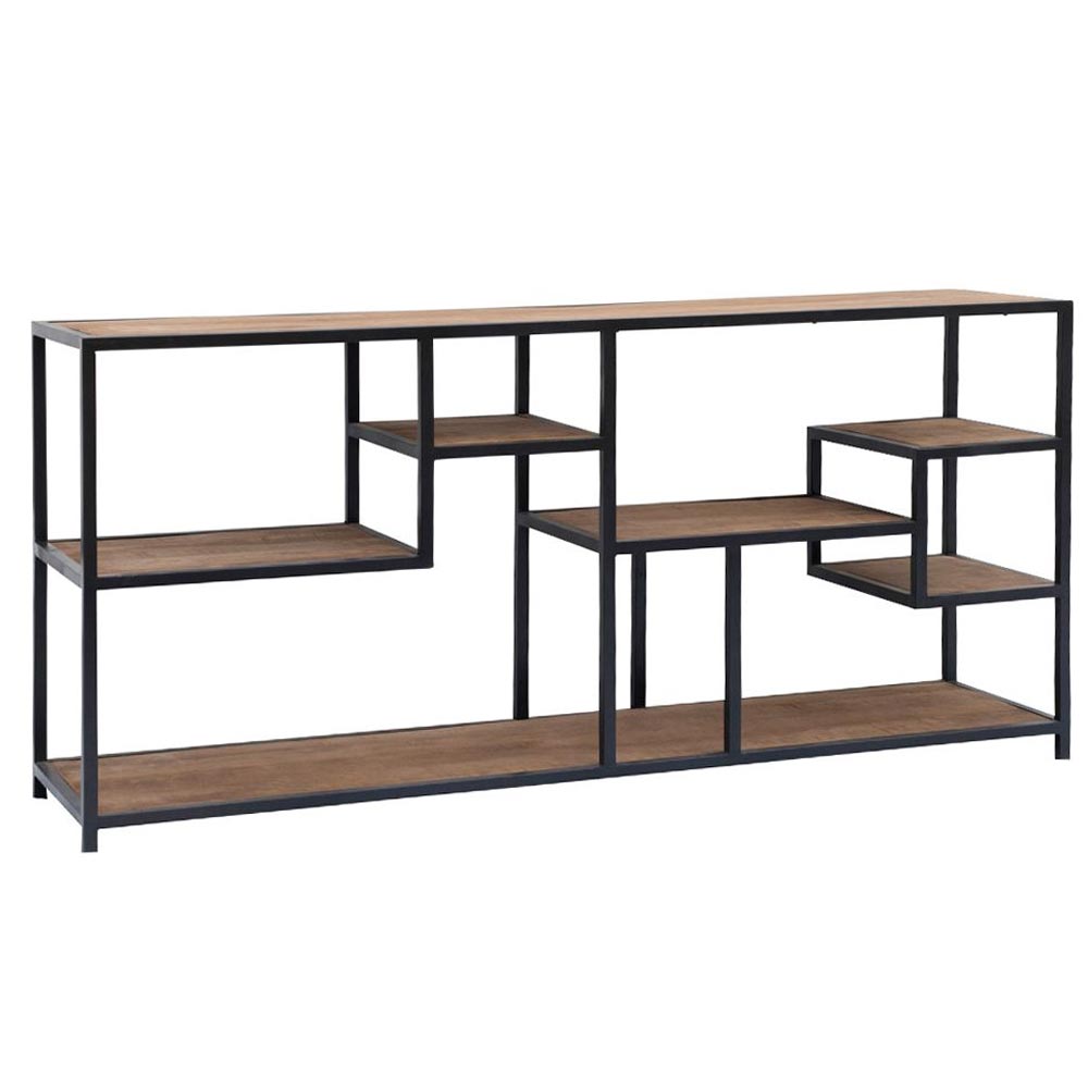 Regal Standregal Flow B 160 cm  Mango Holz Raumteiler