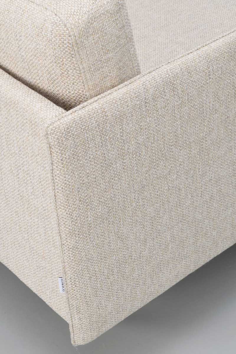 3 Sitzer Sofa HALLGERD 212 cm Stoff beige