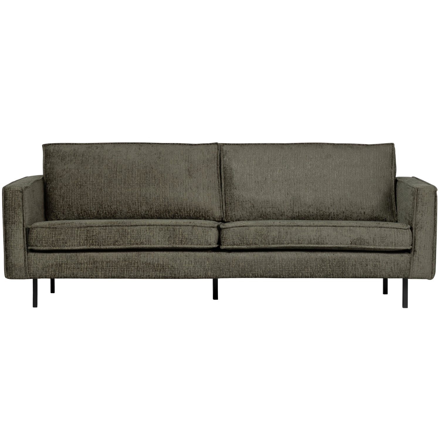 2,5 Sitzer Sofa RODEO Struktur Samt frost Couch Loungesofa