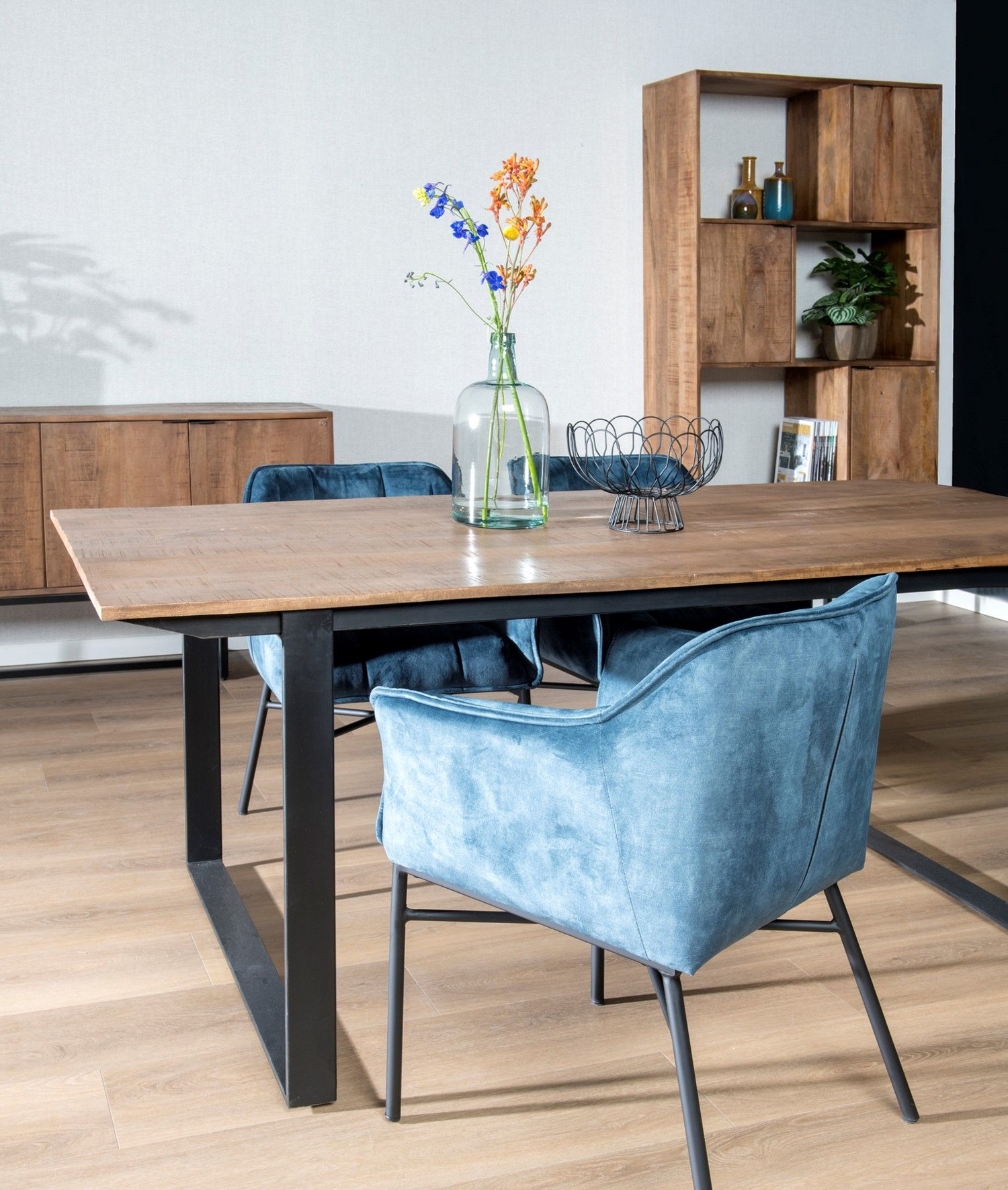 Esstisch 200 x 100 cm Mangoholz